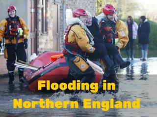 Flooding in northern England