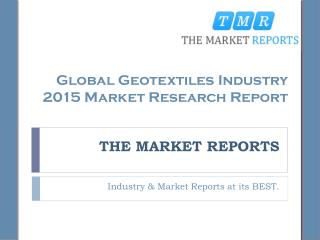 Industry Overview and Major Regions Status of Geotextiles Forecast to 2021