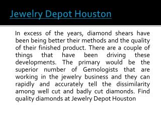 Diamond Jewelry Houston
