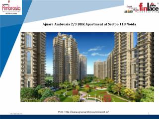 Ajnara Ambrosia 2 BHK Apartments at Noida Sector-118