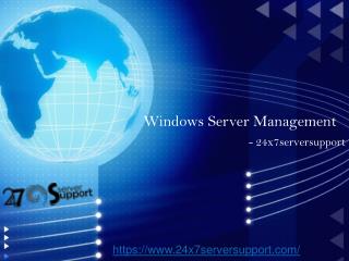Windows server management