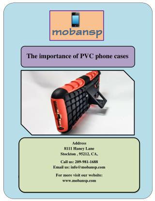 The importance of PVC phone cases