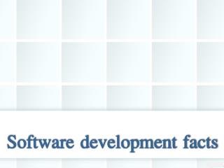 Software development facts