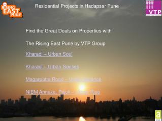 VTP Rising East | 3BHK Residential Projects in Hadapsar Pune