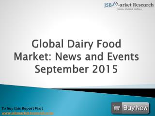 Dairy Food Market: News and Events: JSBMarketResearch