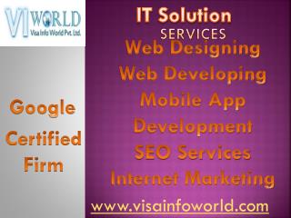 best web development solutions(9899756694) in Noida-visainfoworld.com