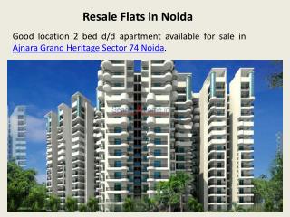 Resale Flats in Noida