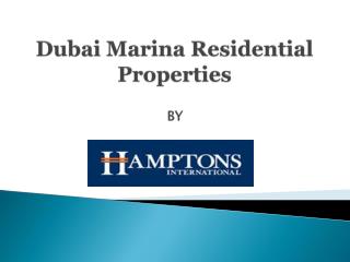 Dubai Marina Apartments for sale | Dubai Marina Residential Properties