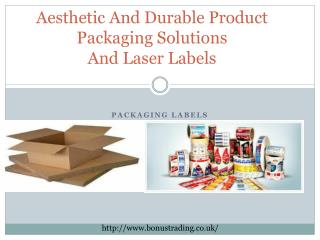 Aesthetic And Durable Product Packaging Solutions And Laser Labels