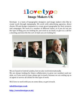 Image Makers UK-Ilovetype