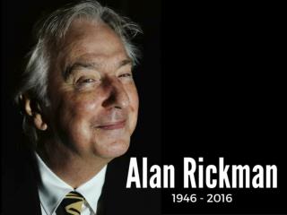 Alan Rickman: 1946 - 2016