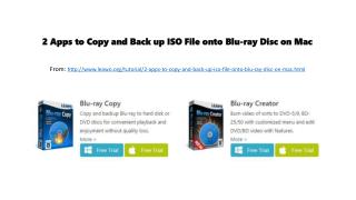 2 apps to copy and back up iso file onto blu ray disc on mac