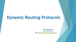 What Are Dynamic Routing Protocols