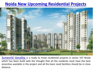 New Upcoming Residential Projects in Noida