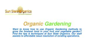 Sun State Organics