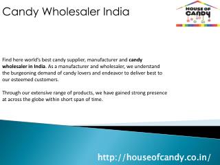 Candy Wholesaler India