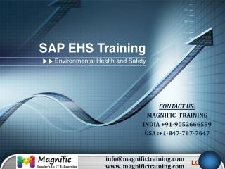 SAP EHS ONLINE TRAINING IN USA|UK|CANADA