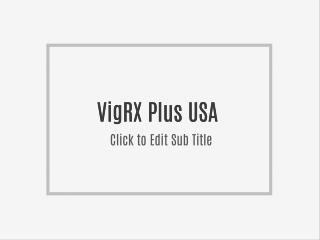 VigRX Plus USA