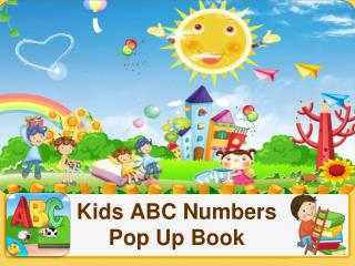 Download Kids ABC Numbers Pop Up Book for Free
