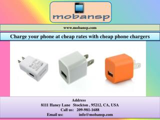 Charge your phone at cheap rates with cheap phone chargers
