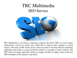 TRC Multimedia SEO Service