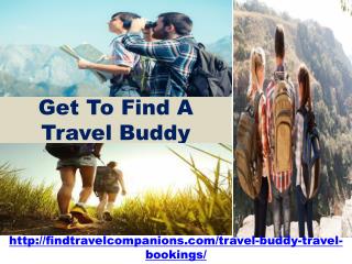 Get To Find A Travel Buddy