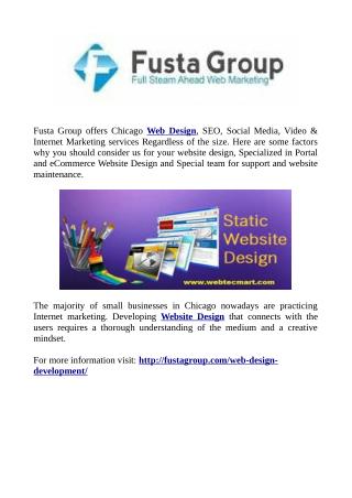 Best Sevices For Website Design At Fusta Group