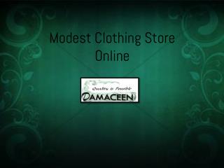 Modest Clothing Store Online