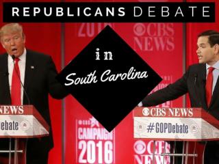 Republicans debate in South Carolina