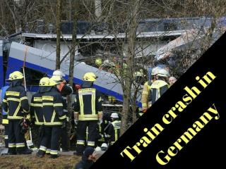 Train crash in Germany