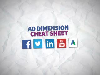 Ad Dimensions Cheat Sheet
