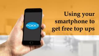 Using your smartphone to get free top ups