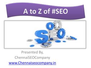 A to Z of #SEO