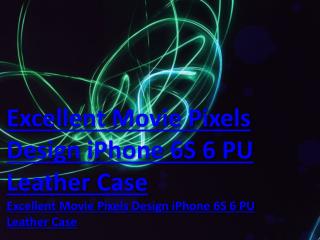 Discount Excellent Movie Pixels Design iPhone 6S/6 PU Leather Case|Excellent Movie Pixels Design iPhone 6S/6 PU Leather