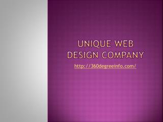 Unique Web Design Company
