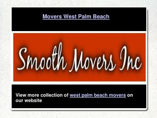 West Palm Beach Movers