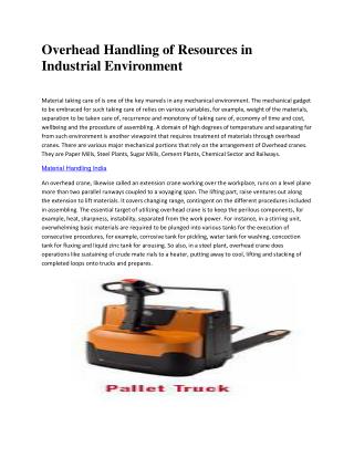 Forklift manufacturers india