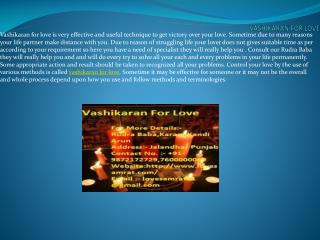 Control Someone With Use Of Vashikaran For Love