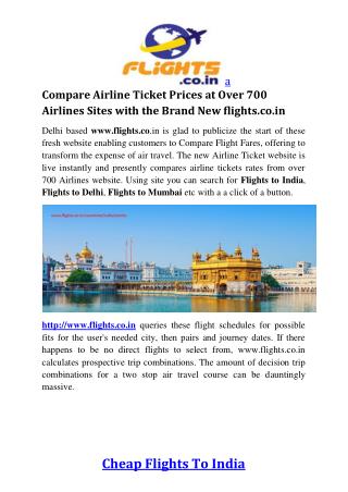 cheap flight tickets