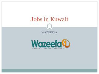 Find Recent Jobs in Kuwait