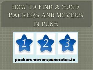 Welcome to Packers movers pune rates