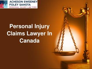Personal Injury Claims Canada