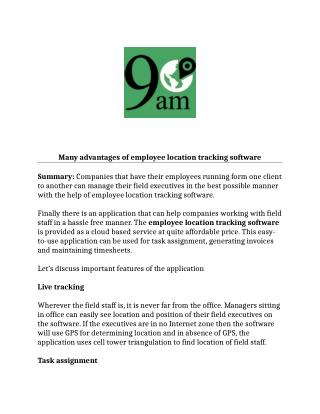 Employee Location Tracking Software