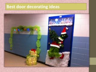 Best door decorating ideas