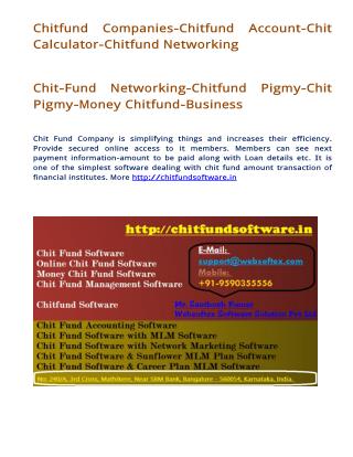 Chit Fund Network Marketing Software, Chit Fund Sunflower Mlm Software, Chit Fund Career Mlm Software.pdf