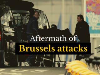 Aftermath of Brussels attacks