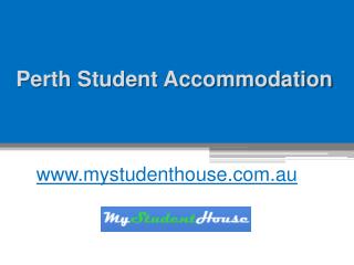Best Accommodation for Students in Perth