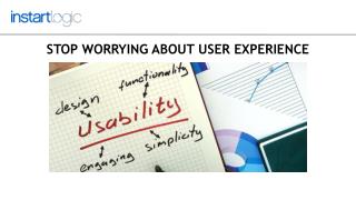 User Experience - Thinking and Strategy