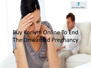 Buy Korlym Online To End The Unwanted Pregnancy