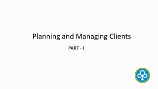 Planning and Managing Clients - Part 1 - infochola